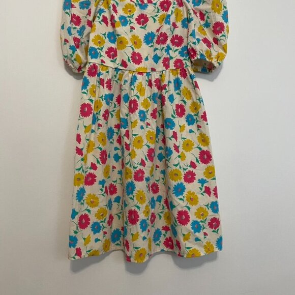 NEW NWT LCW CASUAL / LC WAIKIKI Square Neck Floral Balloon Sleeve Poplin Dress - Picture 5 of 15